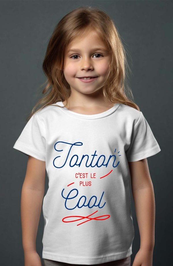 T-shirt Fille en Gros | Tonton c'est le plus cool