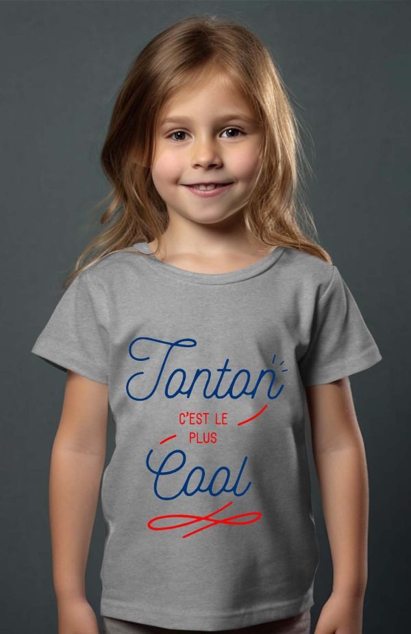 T-shirt Fille en Gros | Tonton c'est le plus cool