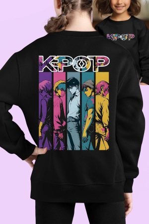 Sweat Col Rond Fille en Gros | VTN Saja boys V2