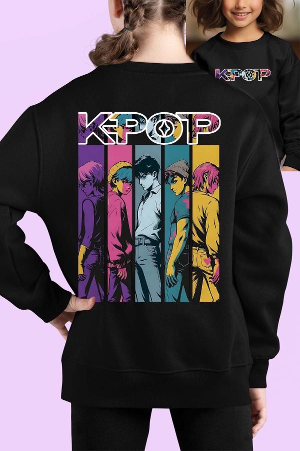 Sweat Col Rond Fille en Gros | VTN Saja boys V2