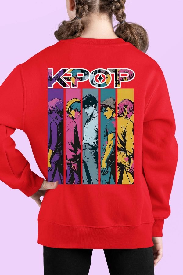 Sweat Col Rond Fille en Gros | VTN Saja boys V2