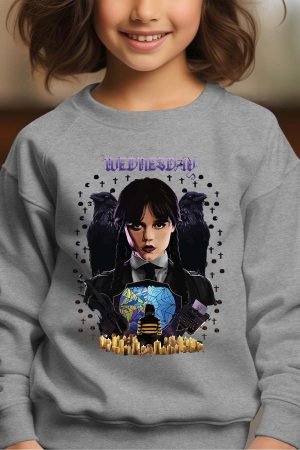 Sweat Col Rond Fille en Gros | Wed affiche