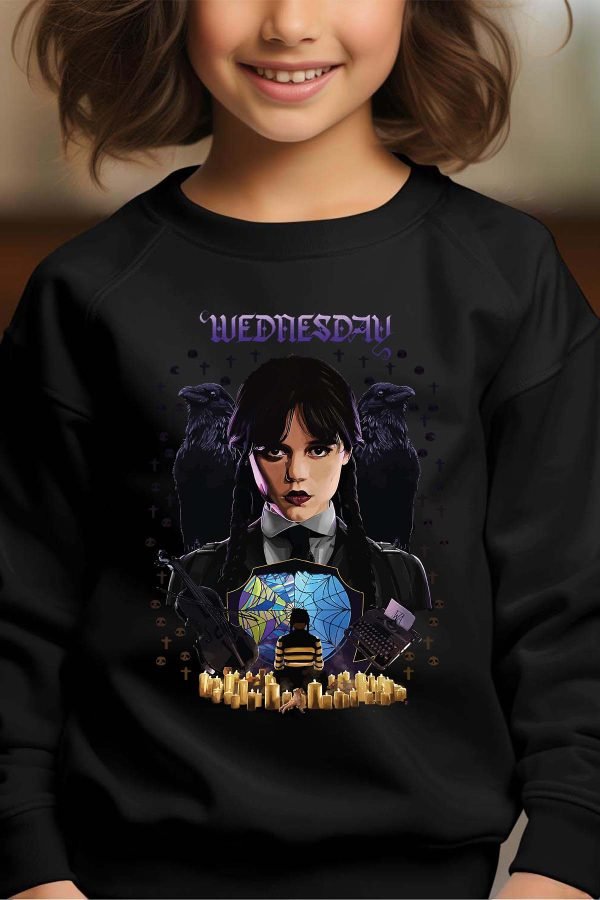 Sweat Col Rond Fille en Gros | Wed affiche