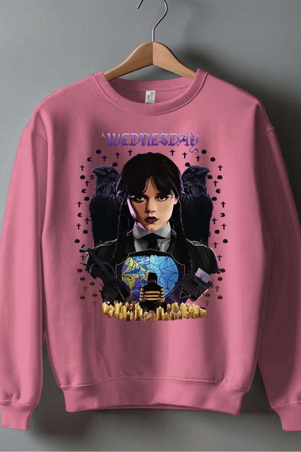 Sweat Col Rond Fille en Gros | Wed affiche