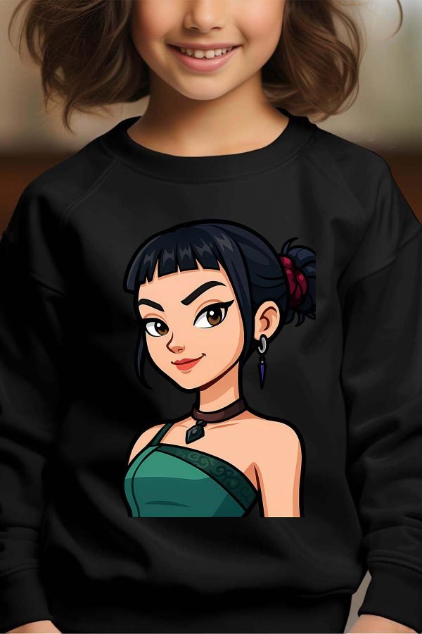 Sweat Col Rond Fille en Gros | Zoey cartoon