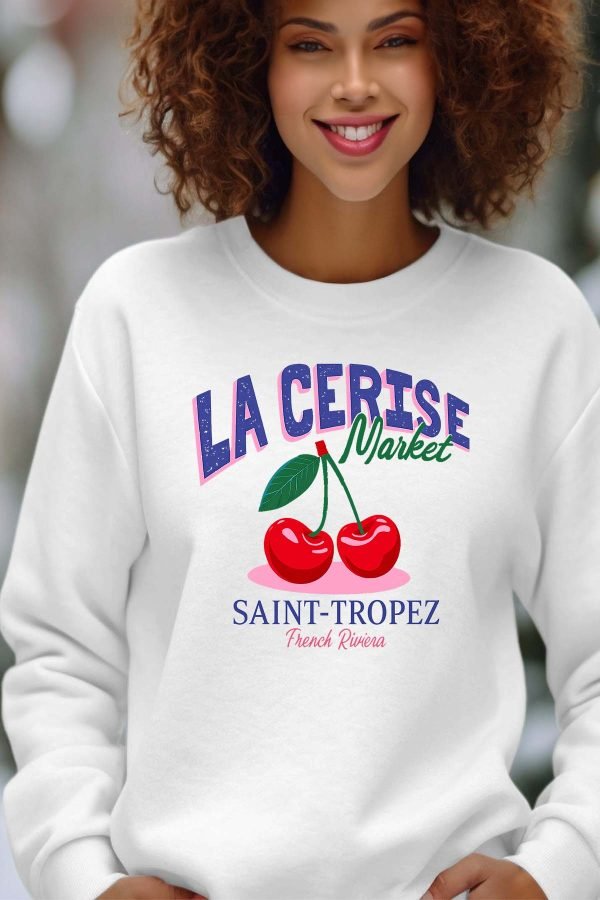 Sweat Col Rond Femme en Gros | Cerise Market