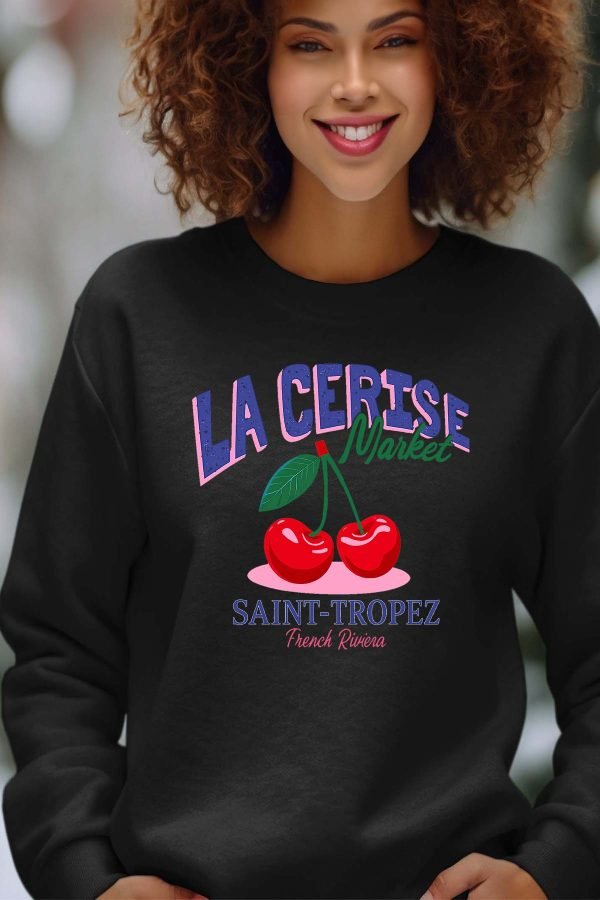 Sweat Col Rond Femme en Gros | Cerise Market