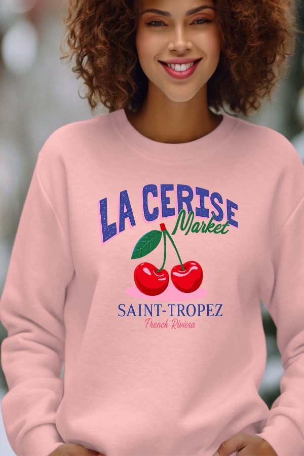 Sweat Col Rond Femme en Gros | Cerise Market