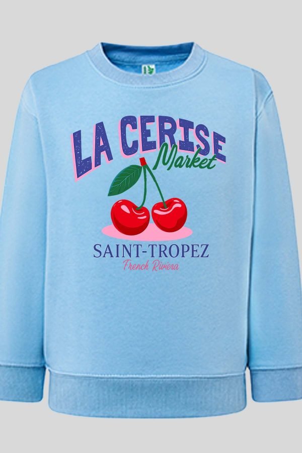 Sweat Col Rond Fille en Gros | Cerise Market