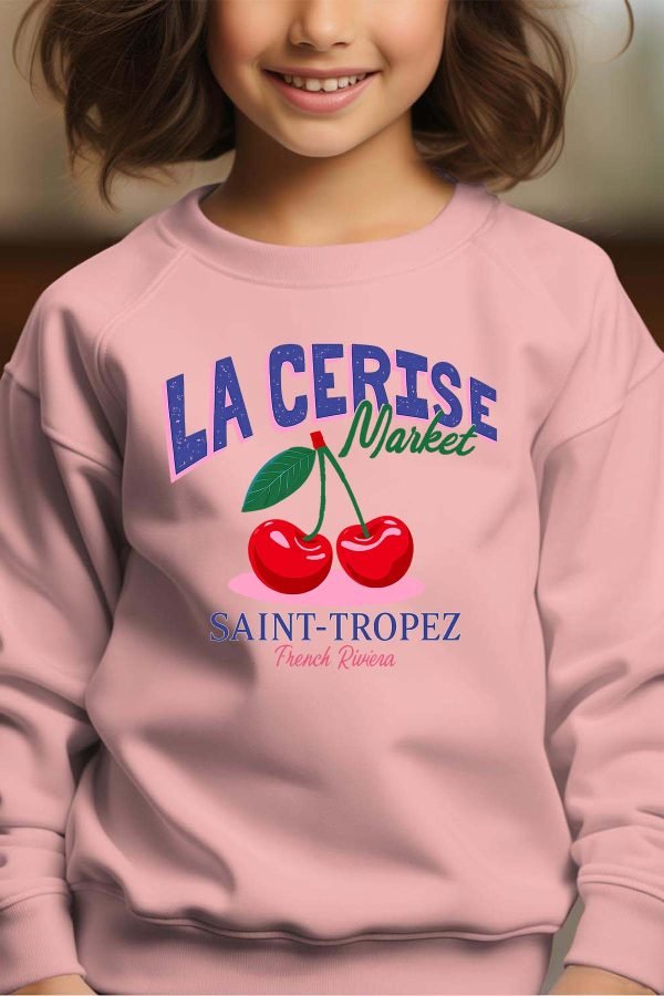 Sweat Col Rond Fille en Gros | Cerise Market