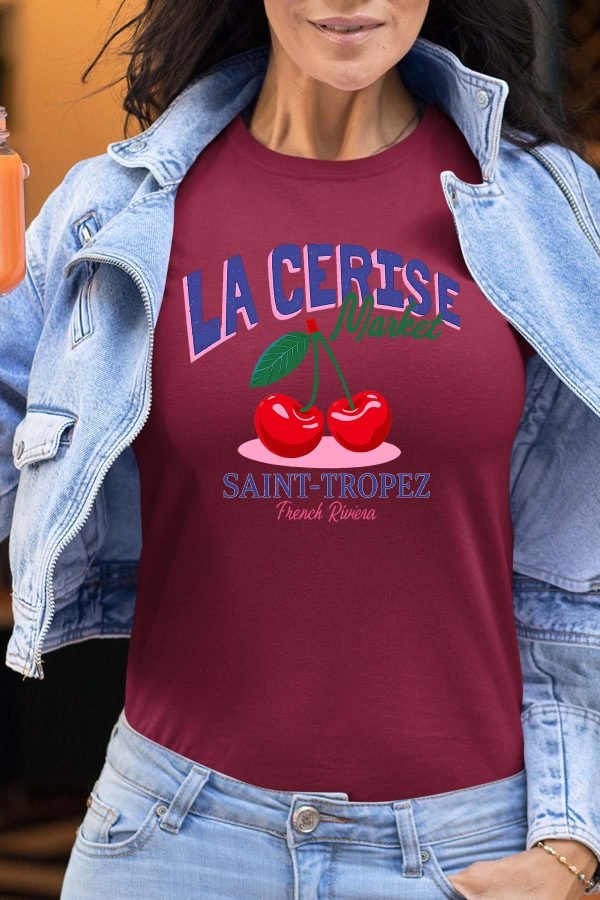 Cerise Market - Tshirt Femme