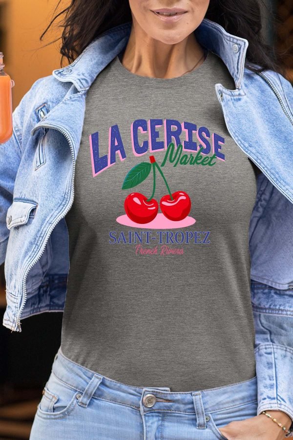 Cerise Market - Tshirt Femme