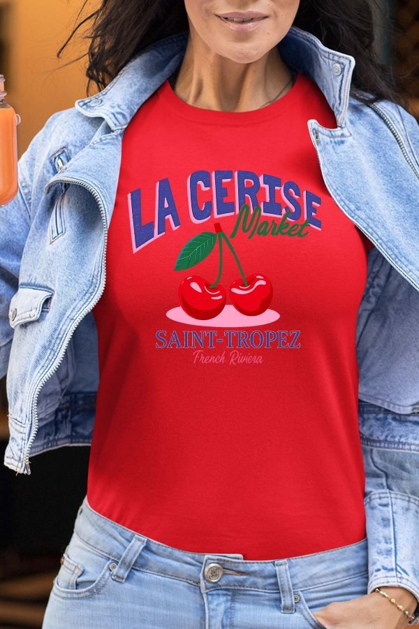 Cerise Market - Tshirt Femme