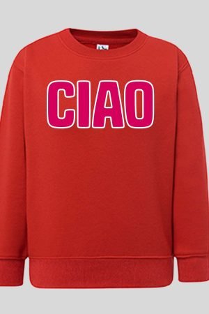 ciao – Sweat Col Rond Fille – Rouge
