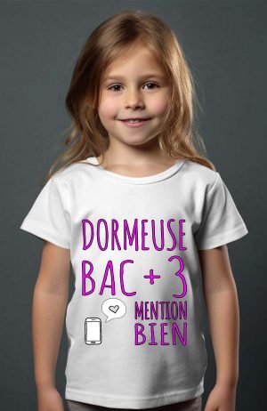 T-shirt Fille en Gros | Dormeuse Bac +3