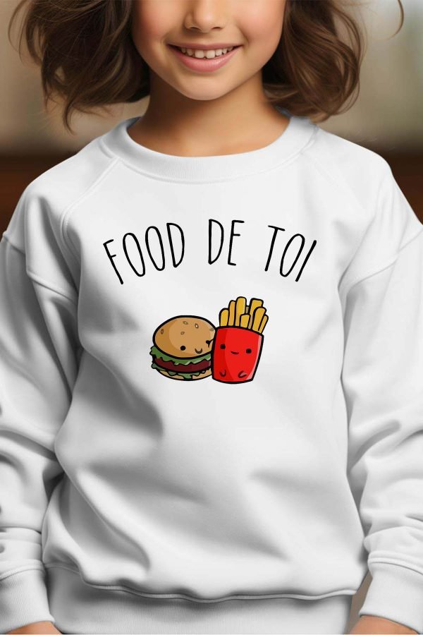 Sweat Col Rond Fille en Gros | Food de toi