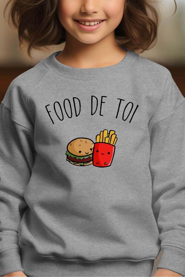 Sweat Col Rond Fille en Gros | Food de toi