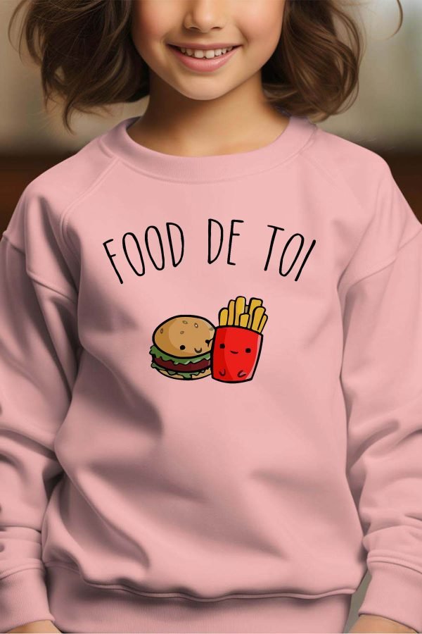 Sweat Col Rond Fille en Gros | Food de toi