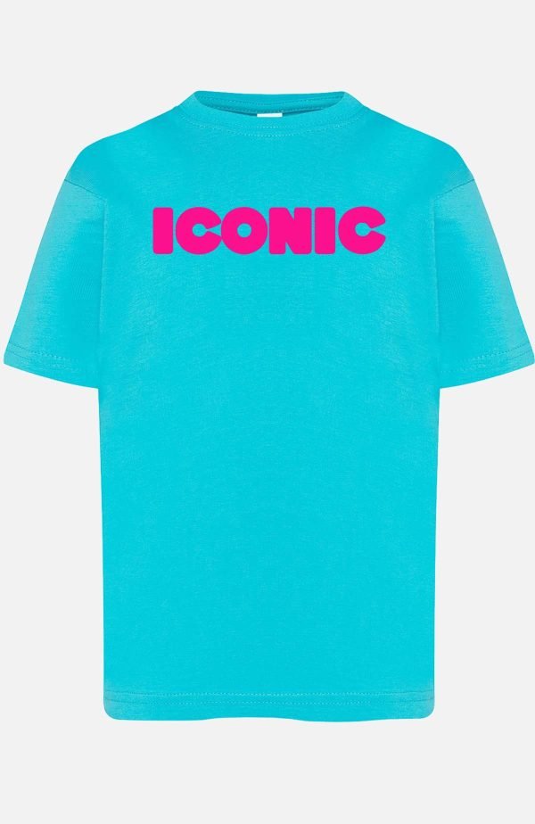 Iconic Fluo Rose - Tshirt Femme