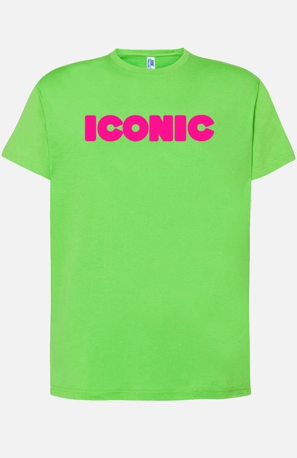Iconic Fluo Rose - Tshirt Femme