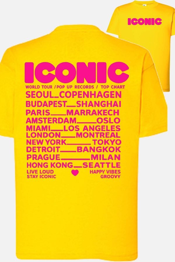 T-shirt Fille en Gros | Iconic Fluo Rose