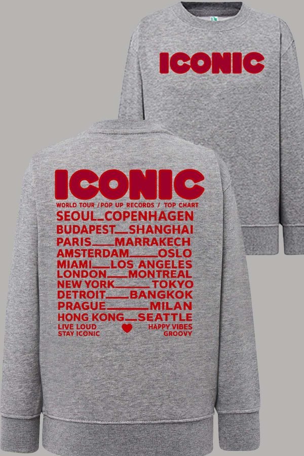 Sweat Col Rond Fille en Gros | Iconic