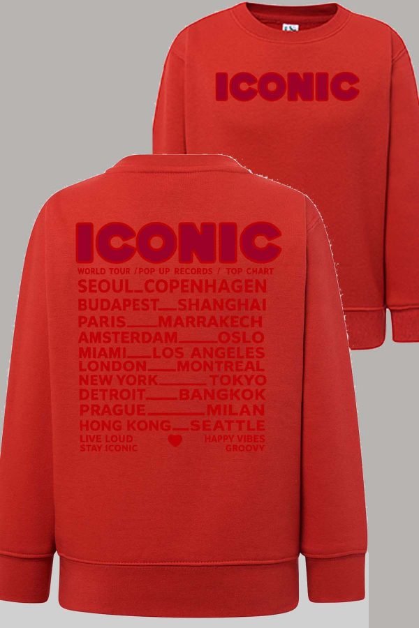 Sweat Col Rond Fille en Gros | Iconic