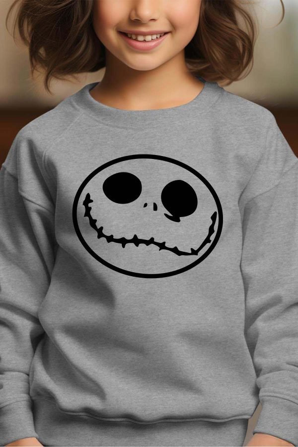 Sweat Col Rond Fille en Gros | Nightmare Sourire