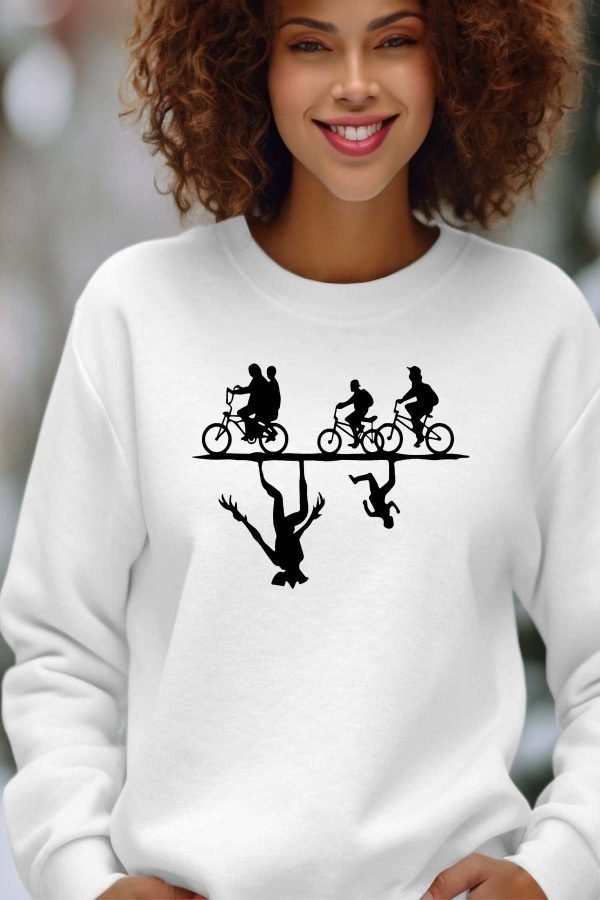 Sweat Col Rond Femme en Gros | Ombre strangers