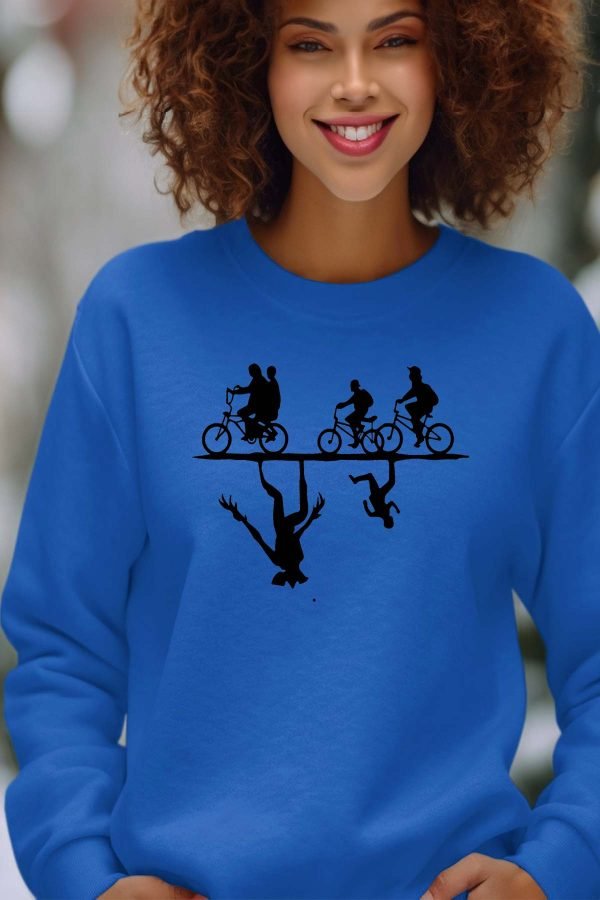 Sweat Col Rond Femme en Gros | Ombre strangers