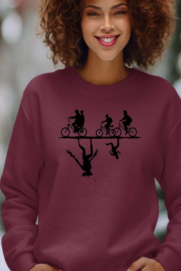 Sweat Col Rond Femme en Gros | Ombre strangers