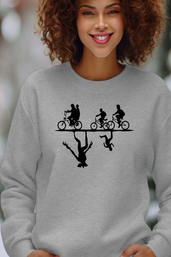 Sweat Col Rond Femme en Gros | Ombre strangers
