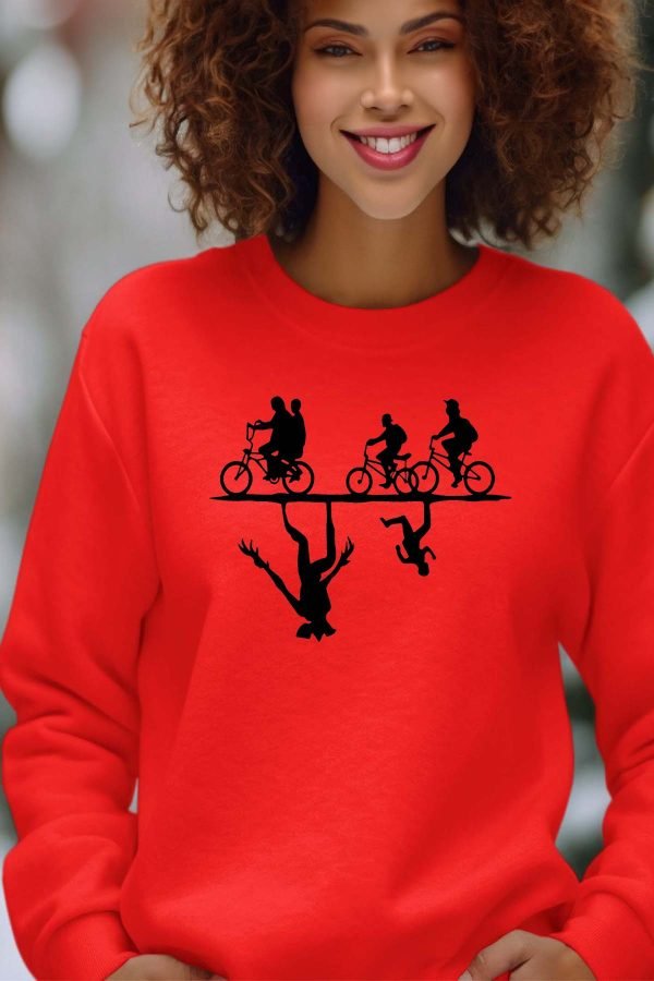 Sweat Col Rond Femme en Gros | Ombre strangers