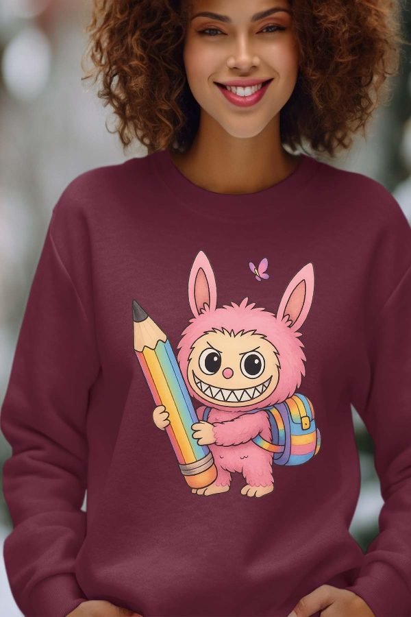 Sweat Col Rond Femme en Gros | School lab