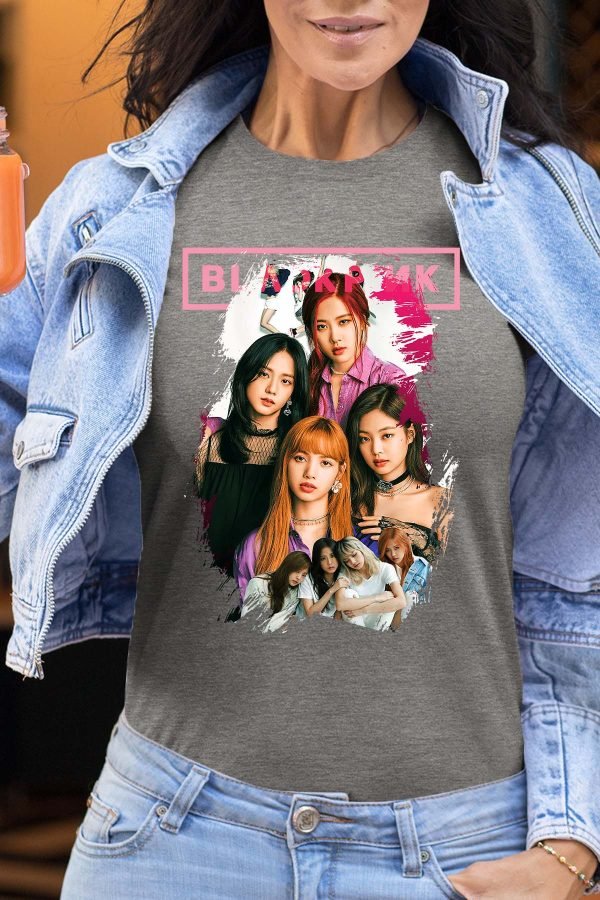 BLACKPINK 3  - Tshirt Femme