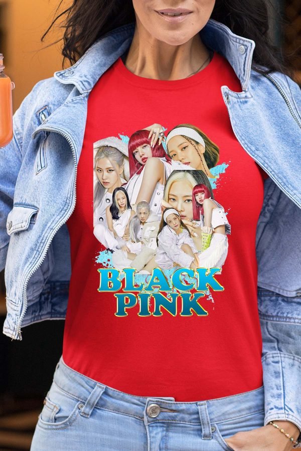 BLACKPINK 8  - Tshirt Femme