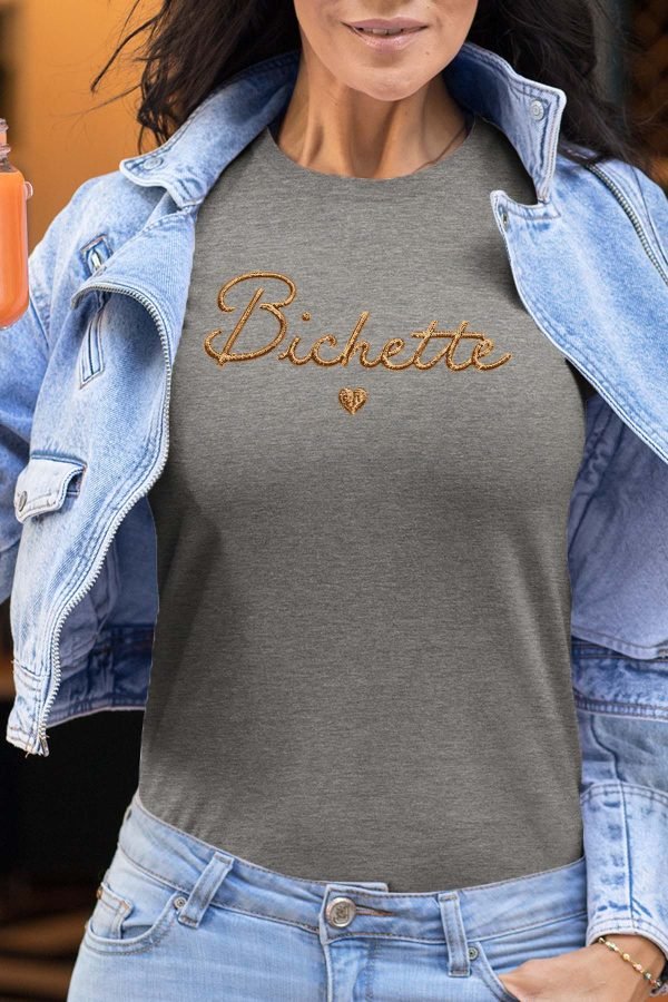 Bichette brod - Tshirt Femme