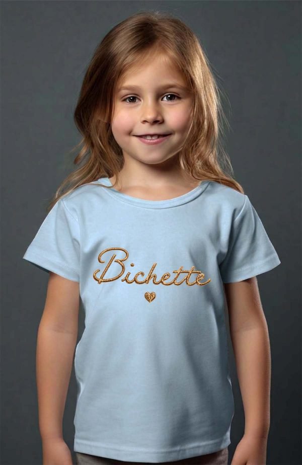 T-shirt Fille en Gros | Bichette brod
