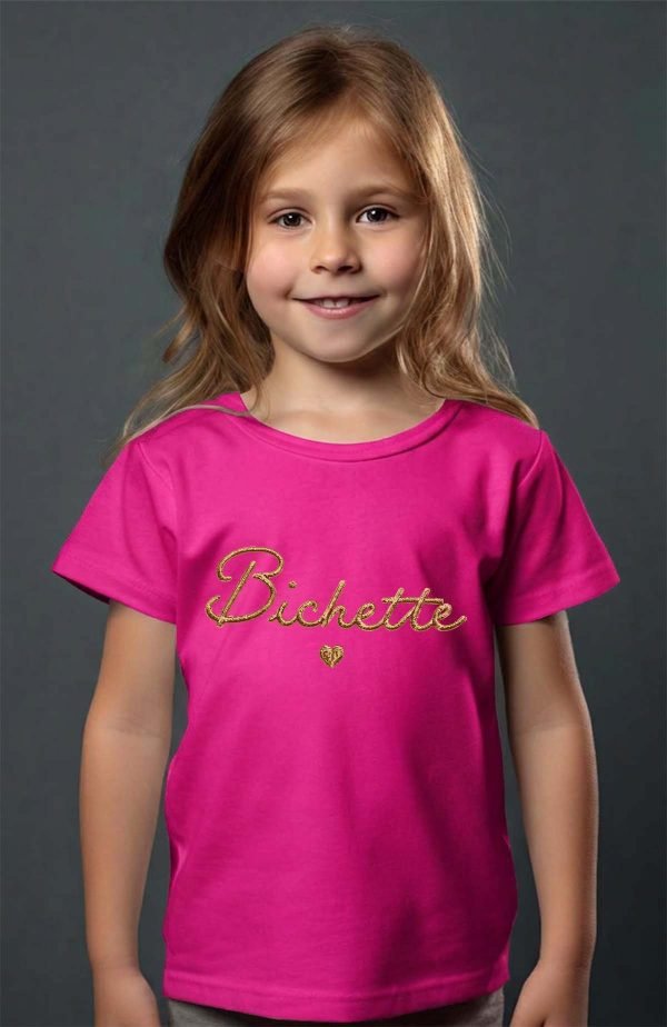T-shirt Fille en Gros | Bichette brod