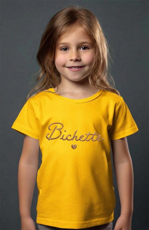T-shirt Fille en Gros | Bichette brod