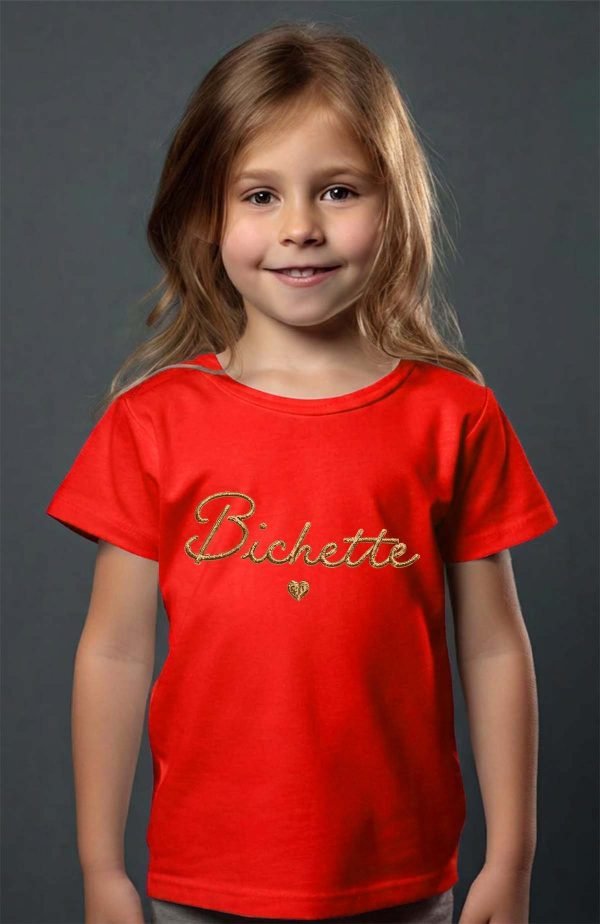 T-shirt Fille en Gros | Bichette brod