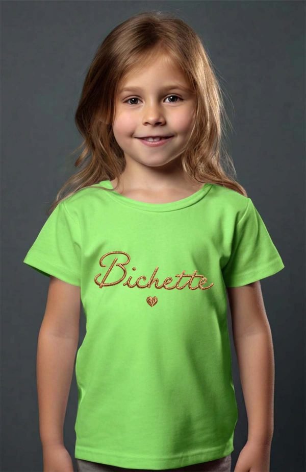 T-shirt Fille en Gros | Bichette brod