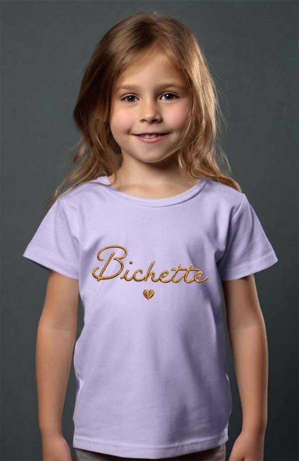 T-shirt Fille en Gros | Bichette brod