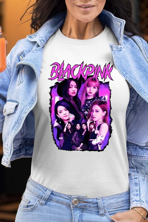 Black pink Bootleg 01 - Tshirt Femme