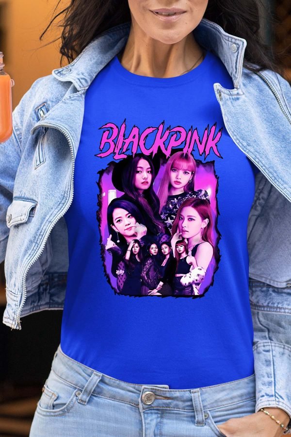 Black pink Bootleg 01 - Tshirt Femme