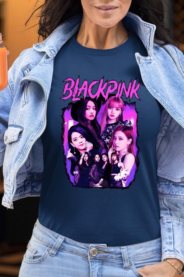Black pink Bootleg 01 - Tshirt Femme