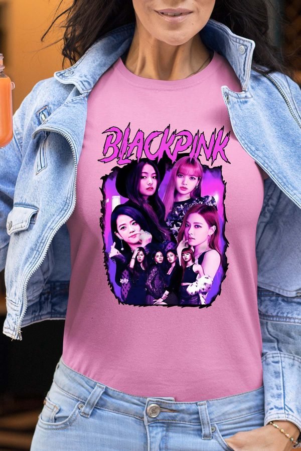 Black pink Bootleg 01 - Tshirt Femme