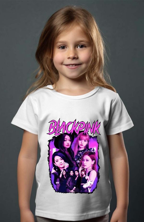 T-shirt Fille en Gros | Black pink Bootleg 01
