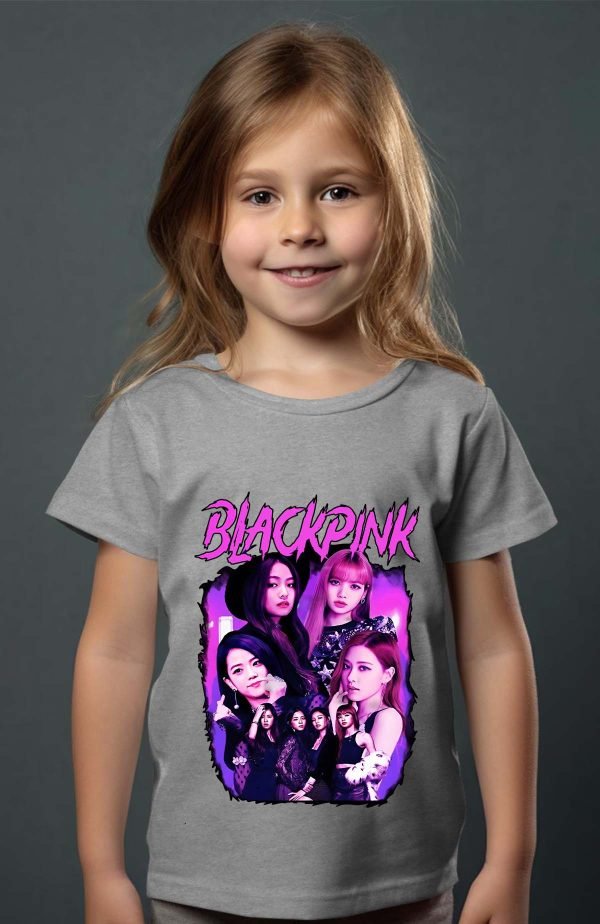 T-shirt Fille en Gros | Black pink Bootleg 01