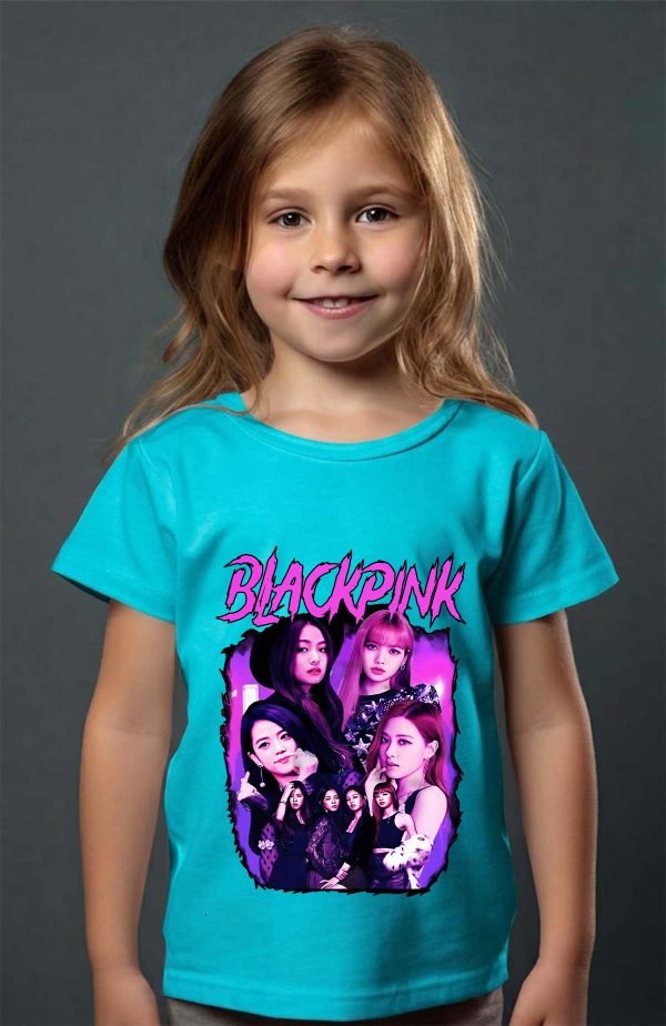 T-shirt Fille en Gros | Black pink Bootleg 01